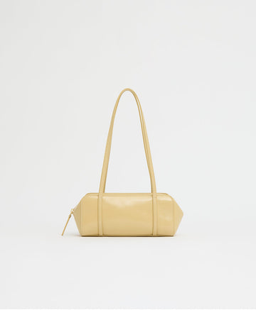Mansur Gavriel Mini Filo Bag in laminated kid suede - Butter Naplak