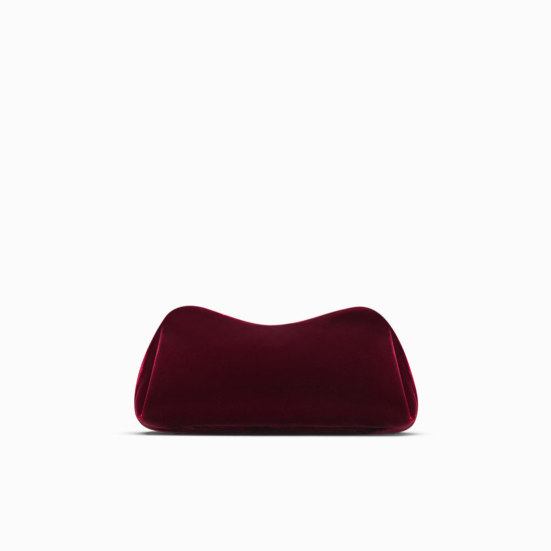NEOUS Ara Velvet Clutch - Burgundy