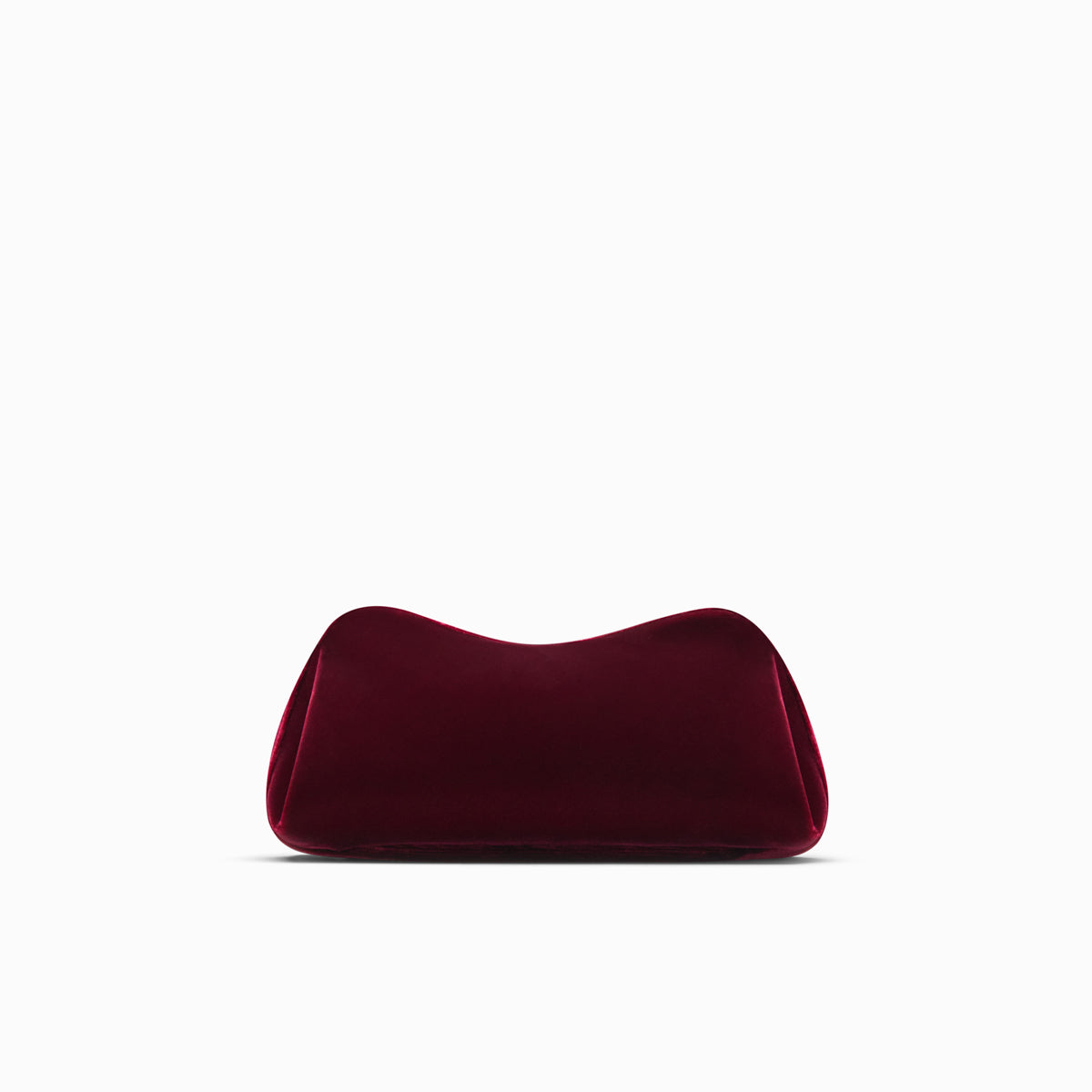 NEOUS Ara Velvet Clutch - Burgundy