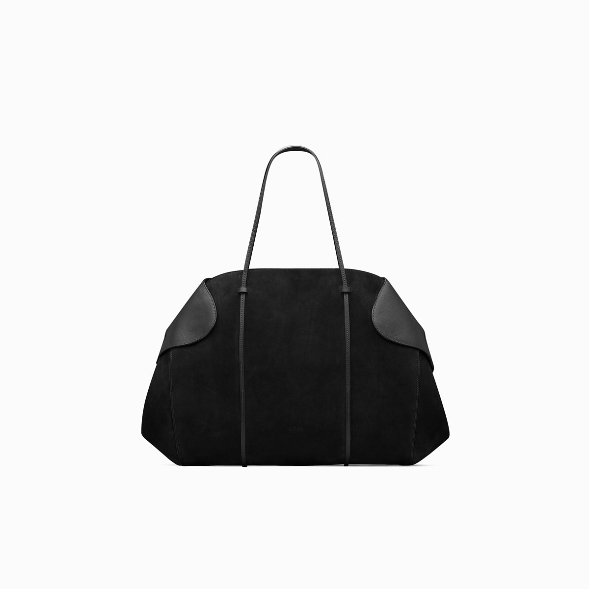NEOUS Berenices Suede and Leather Tote Bag - Black