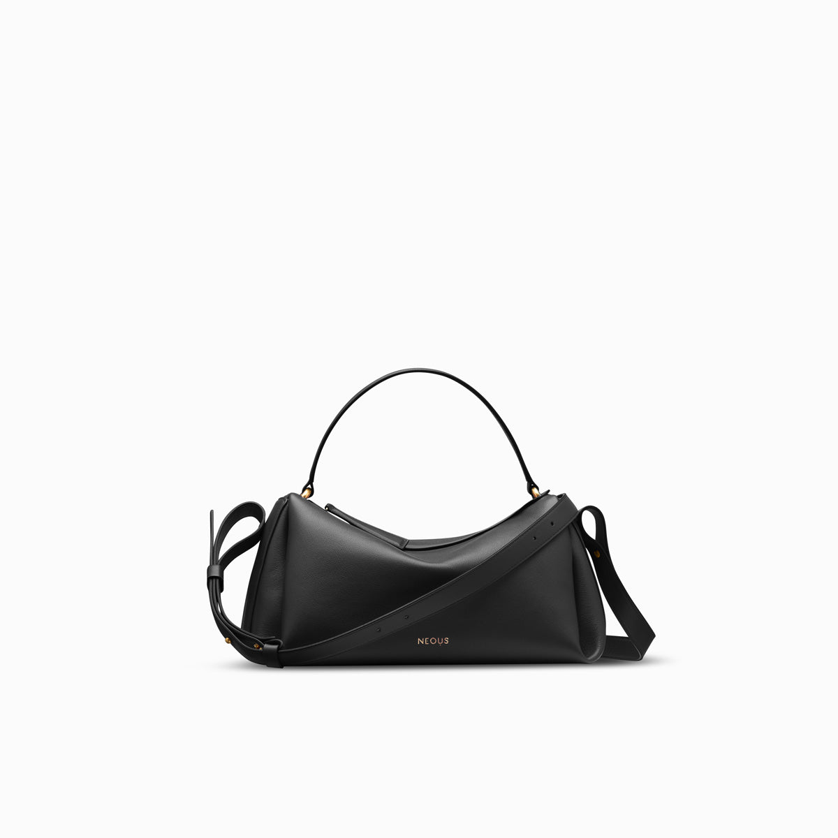 NEOUS Scorpius Leather Crossbody Bag - Black