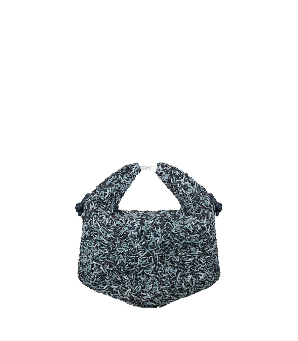 Polène Béri Rizom Leather Crossbody Bag - Navy