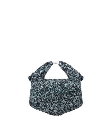 Polène Béri Rizom Leather Crossbody Bag - Navy
