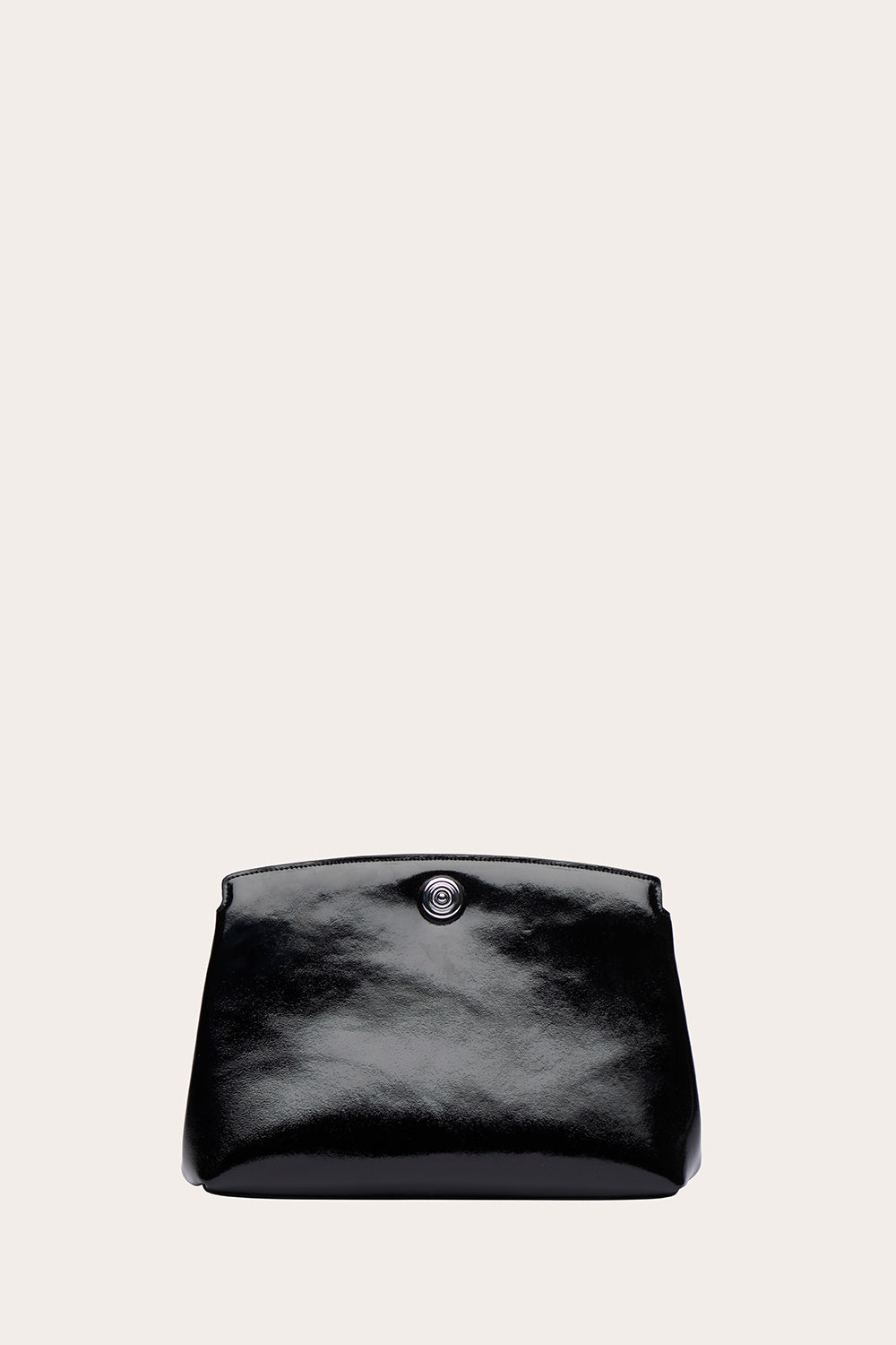 Liffner Pushlock Pouch Glossy Calf Leather - Black