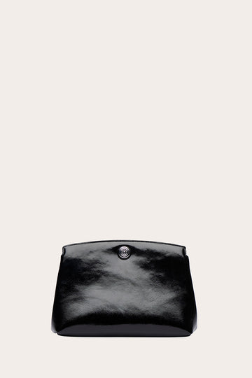 Liffner Pushlock Pouch Glossy Calf Leather - Black