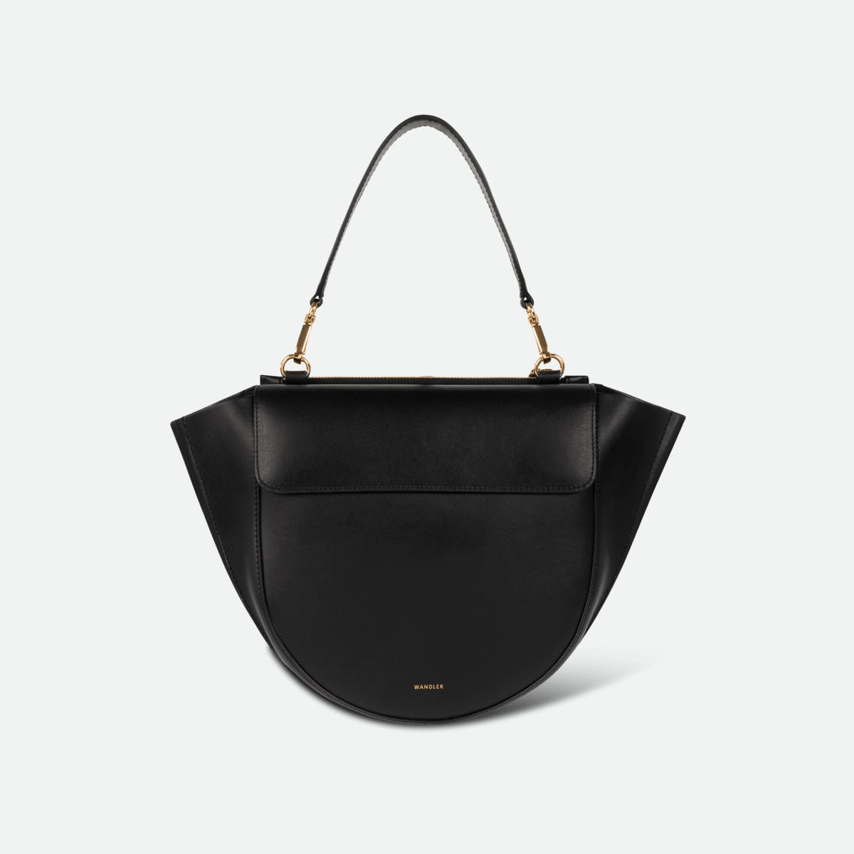 Wandler Hortensia Bag Medium in Italian calf leather - Black