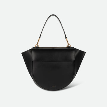 Wandler Hortensia Bag Medium in Italian calf leather - Black
