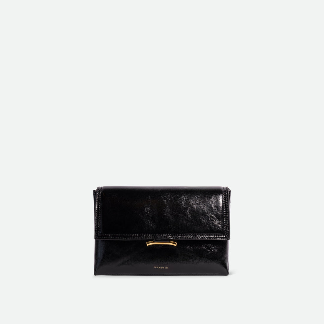 Wandler Ida Trio Bag in calf leather - Black Glaze