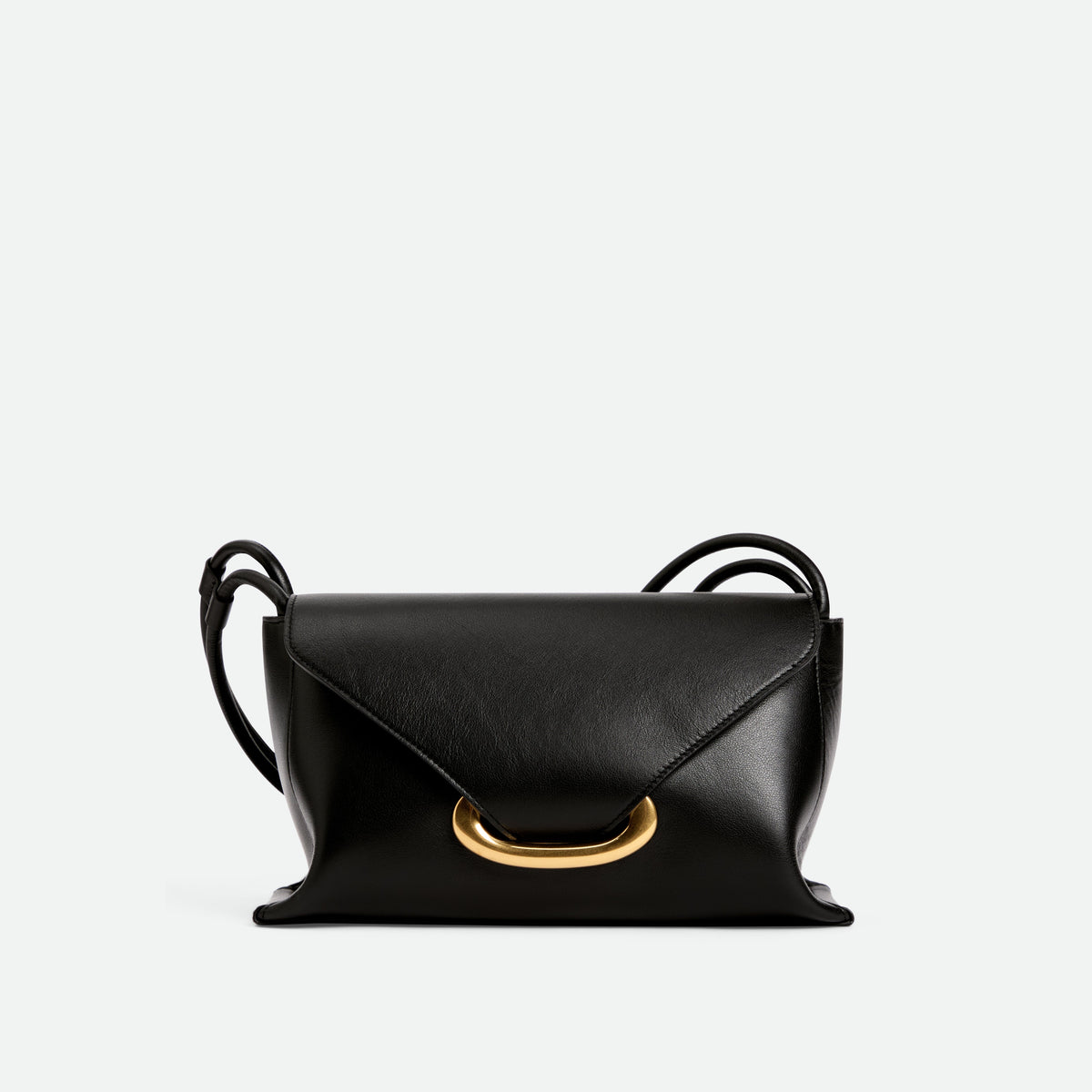Wandler Veneto Shoulder Bag in Italian calf leather - Black