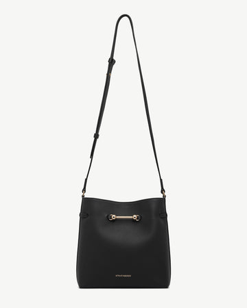 Strathberry Corda Bucket Smooth Calf Leather Bag - Black