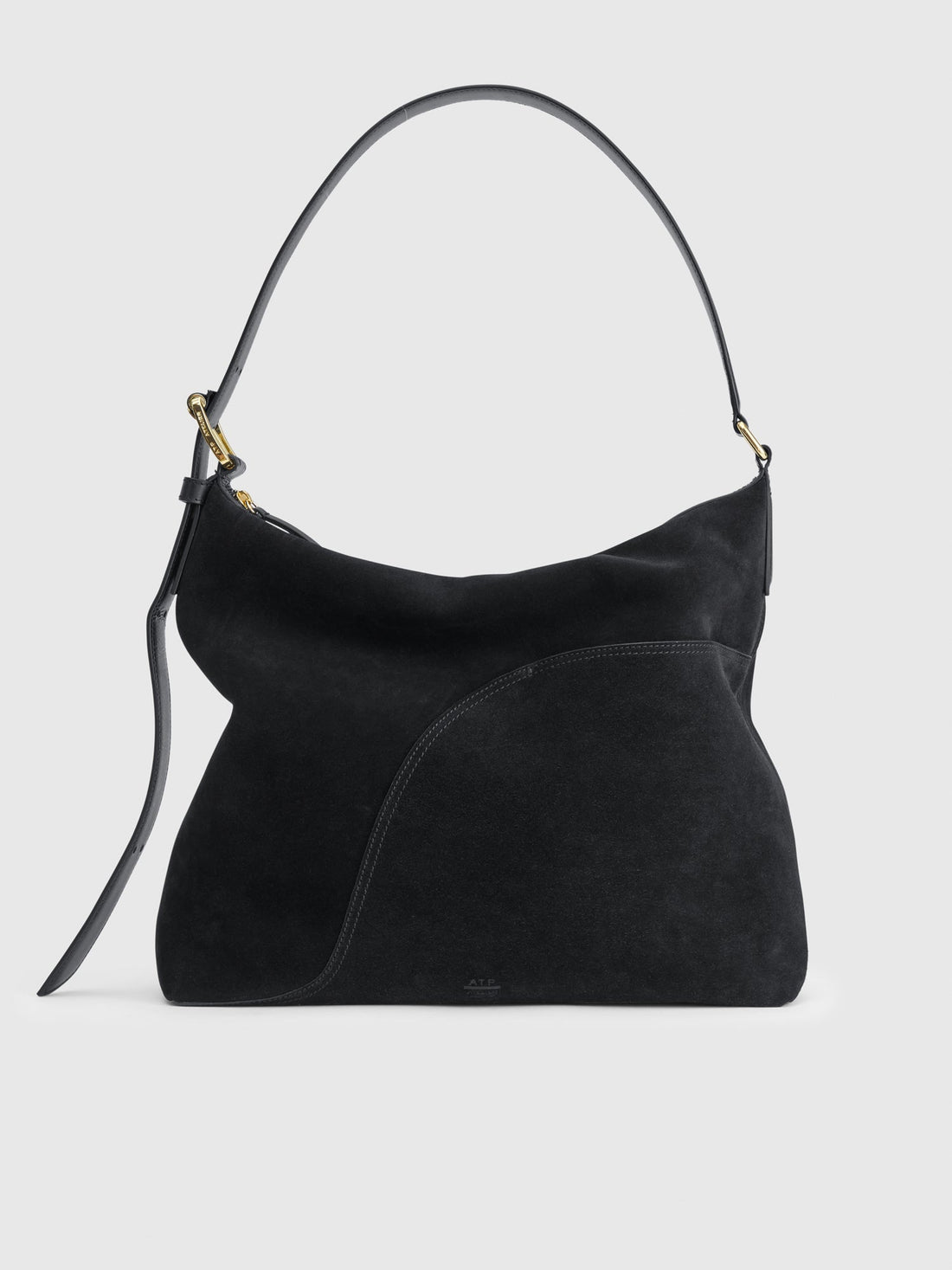 ATP Atelier Bassano Suede & Leather Tote - Black