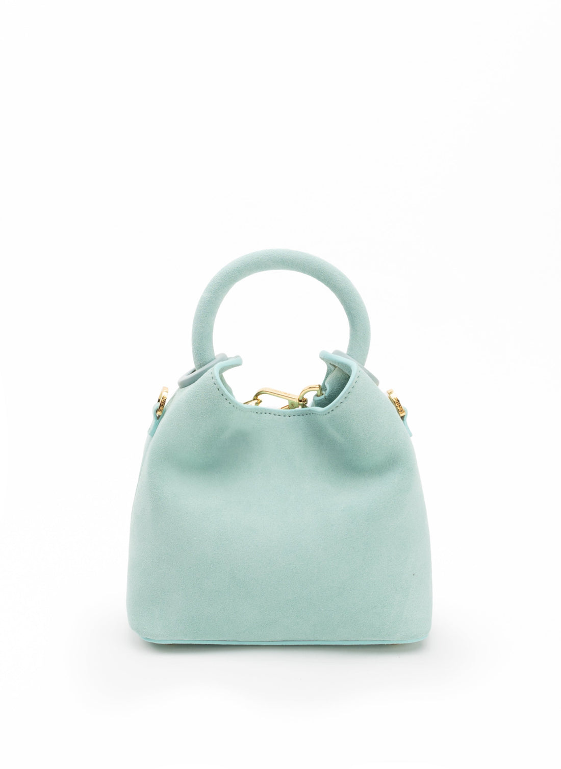 Elleme Madeleine Suede Crossbody Bag - Turquoise