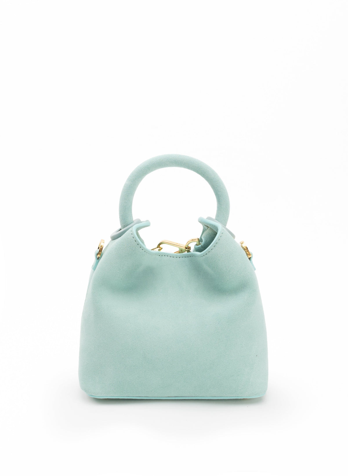 Elleme Madeleine Suede Crossbody Bag - Turquoise