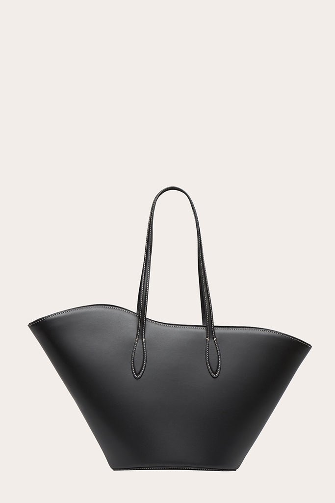 Liffner Tulip Shoulder Bag Medium Calf Leather - Black