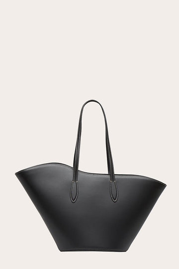 Liffner Tulip Shoulder Bag Medium Calf Leather - Black